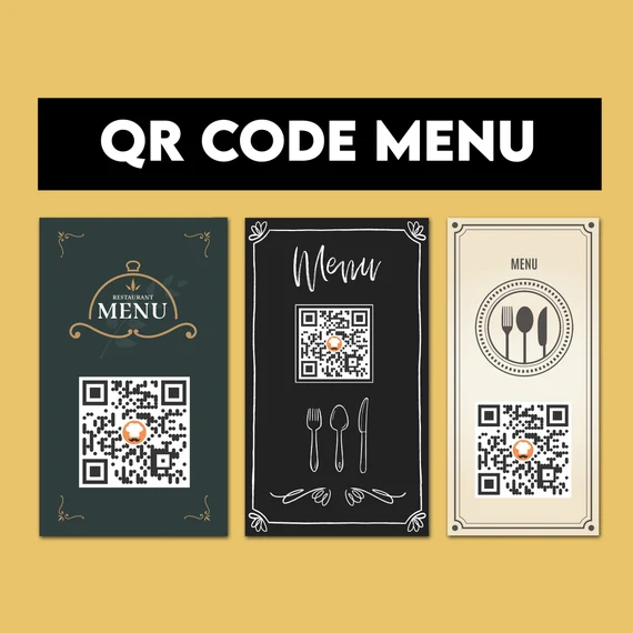 QR menu for cafés and restaurants