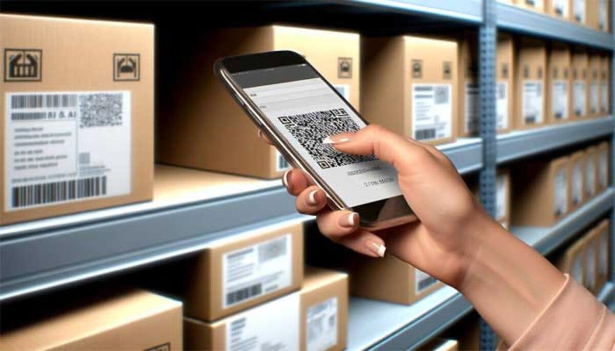 barcode-scanner-reading-qr-label-on-cardboard-box